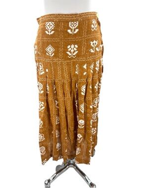 Innika Choo linen maxi skirt Sz 2